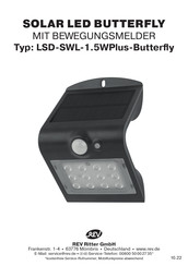 REV LSD-SWL-1.5WPlus-Butterfly Mode D'emploi