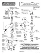 Delta Teck 87T104 Guide Rapide