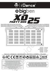 iDance bigben party box XD25 Mode D'emploi