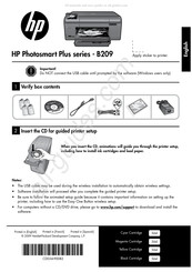 HP Photosmart Plus B209 Serie Mode D'emploi