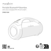 nedis SPBB315BK Guide De Démarrage Rapide