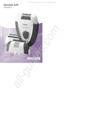 Philips Satinelle Soft HP6409/02 Mode D'emploi