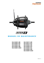 Shimano Nexus INTER 8 SG-C6011-8V Manuel De Maintenance