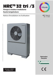 Intuis HRC70 32 tri /3 Notice D'installation Et D'utilisation