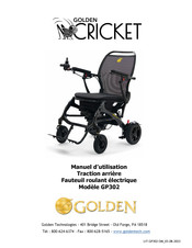 Golden CRICKET GP302 Manuel D'utilisation