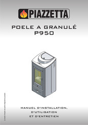 Piazzetta P950 Manuel D'installation, D'entretien Et D'utilisation
