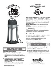 Char-Broil Patio Caddie Serie Instructions D'assemblage Et D'entretien