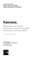 Kenmore 850e Serie Manuel D'entretien Et D'utilisation