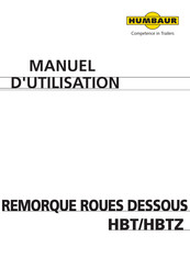 Humbaur HBT 116224 BS Manuel D'utilisation