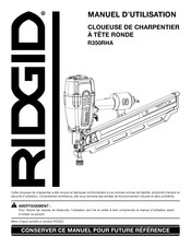 RIDGID R350RHA Manuel D'utilisation