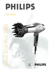 Philips Salon Duo Pro 2000 HP 4896 Mode D'emploi