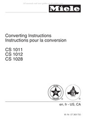 Miele CS 1012 Instructions