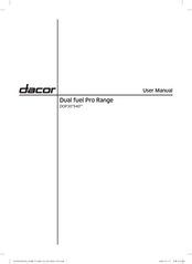 Dacor DOP30 940 Serie Mode D'emploi