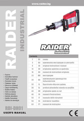 Raider Industrial RDI-DH01 Manuel D'instructions Original