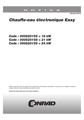 Conrad Easy 000520155 Notice