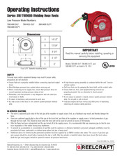 Reelcraft TW5000 Série Instructions D'utilisation