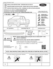 Ford AEROSKIN VML3Z-16C900 Instructions D'installation