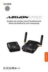 ICON ProAudio AirMon Pro Mode D'emploi