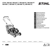 Stihl RM 443 T Manuel D'utilisation