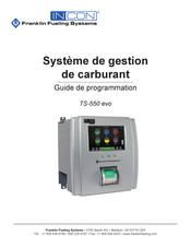 Franklin Fueling Systems INCON TS-550 evo Guide De Programmation