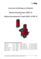 Afag GMQ 12/K-RM 12 Instructions De Montage Et D'utilisation