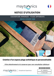 Maytronics Deck Cover 500 Notice D'utilisation