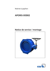 KSB APORIS-DEB02 Notice De Service / Montage