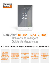 Schluter Systems DITRA-HEAT-E-RS1 Guide De Dépannage