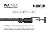 Warm Audio WA-MBA Guide De Démarrage Rapide