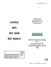 Diesse CHORUS MPO Instructions Pour L'utilisation