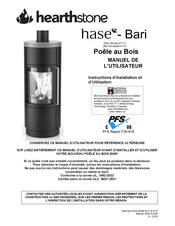 HearthStone Hase Bari 8171 Manuel De L'utilisateur