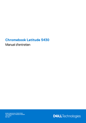 Dell Chromebook Latitude 5430 Manuel D'entretien