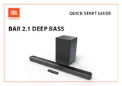 Harman JBL Bar 2.1 DEEP BASS Guide De Démarrage Rapide