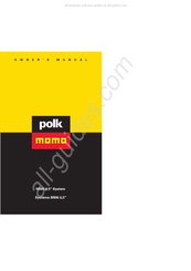 Polk Audio MOMO MM6 Mode D'emploi