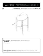 Southern Enterprises OC1134606 Instructions D'assemblage