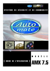 Automate AMX 7.5 Guide De L'utilisateur