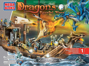 Mega Bloks Dragons Krystal Wars MAN-O-WAR Livret D'instructions