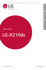 LG X210ds Manuel De L'utilisateur
