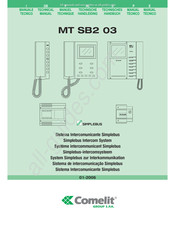 Comelit Simplebus 01-2006 Manuel Technique