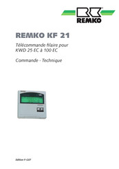 REMKO KF 21 Mode D'emploi