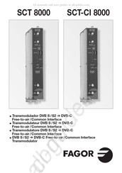 Fagor SCT-CI 8000 Manuel