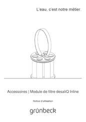 Grunbeck desaliQ Inline Notice D'utilisation