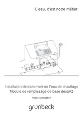 Grunbeck desaliQ Notice D'utilisation