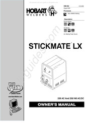 Hobart Welders STICKMATE LX 235 AC Mode D'emploi