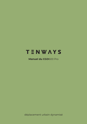 Tenways CGO600 Pro Manuel
