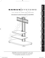 Sanus Systems PFFP2 Instructions D'assemblage