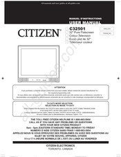 Citizen C32501 Manuel D'instructions