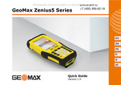 GeoMax Zenius5 Serie Guide Rapide