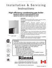 Rinnai Q175SN Instructions D'installation Et D'entretien
