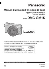 Panasonic LUMIX DMC-GM1K Manuel D'utilisation
